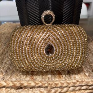 Sparkling Gold Evening Clutch